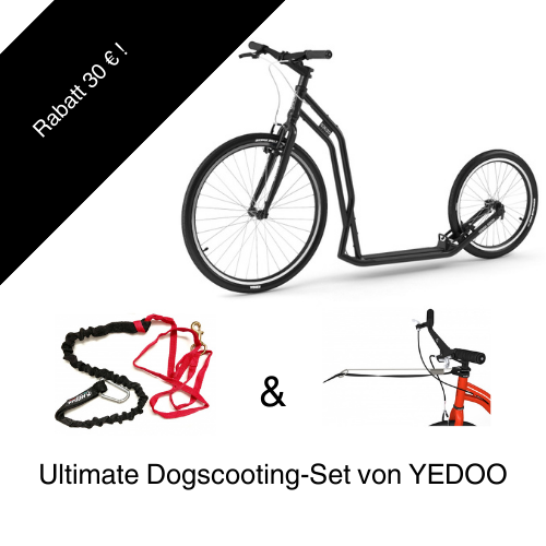 Ultimate dog scooting set from YEDOO